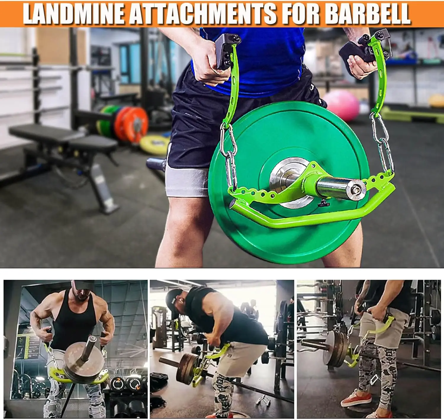 Штанга-разделитель для фитнеса в тренажерном зале широкоугольная тянущаяся