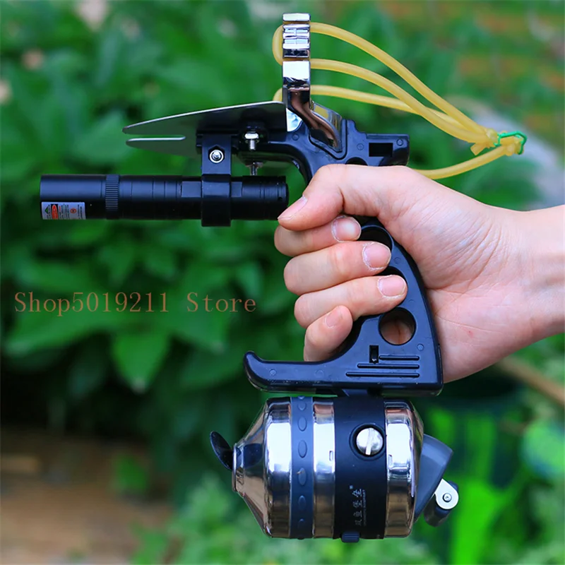 

Professional Powerful Fishing Slingshot Outdoor Fish Shooting Equipment Set With Fishing Wheel Fish Dart Shooting Fishing