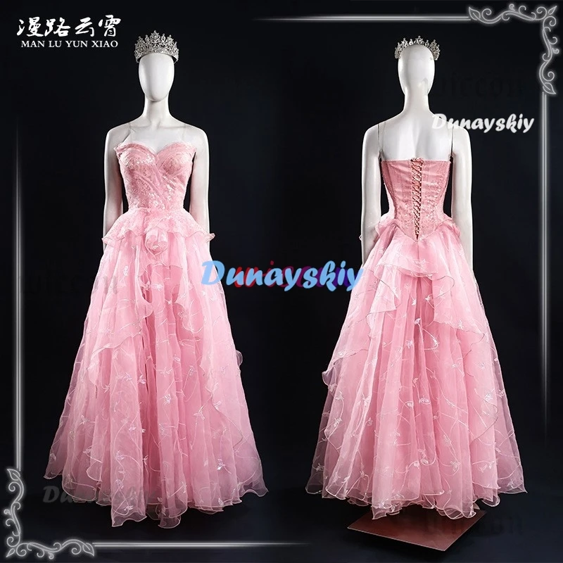 Wicked Glinda женское платье для косплея фантазийный костюм маскировка женщин платья