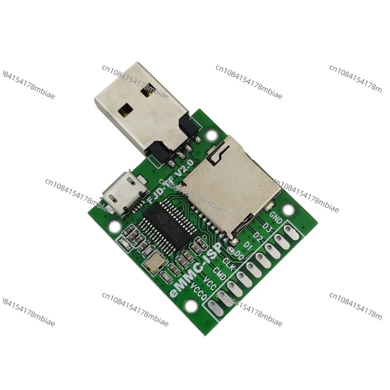 AU6438BS Anguo Кардридер высокоскоростной 2 0 совместимый EMMC Flywire мигающий инструмент