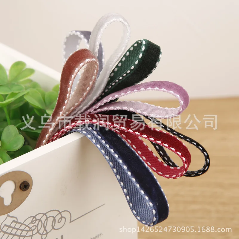 DIY Флокирование со скакалкой аксессуары для волос ручной работы одежда подарок