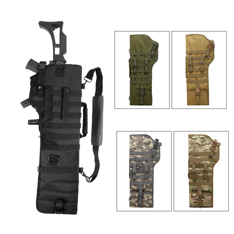 Tactical Rifle Shotgun Scabbard Case 34 Inch Shotgun Shoulder Carry Bag Hunting Gun Holster Airsoft Military Army Gun Backpack