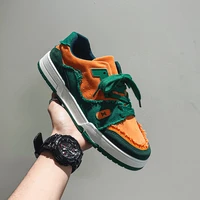 mens casual sneakers low top wear resistant shock absorbing sports flat shoes korean style student trend vulcanized shoes