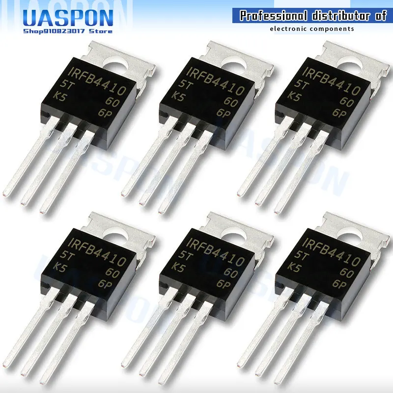 Новые и оригинальные интегральные схемы IRFB4410Z TO-220 IRFB4410ZPBF TO220 IRFB4410 IRFB4410PBF, 10 шт.