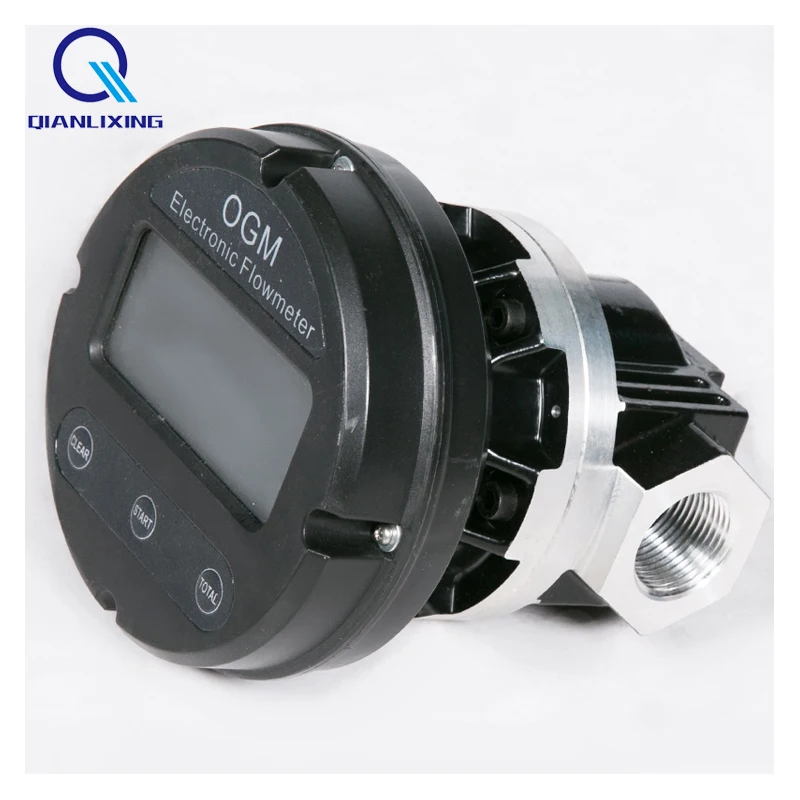 

Diesel Electronic Elliptical Gear Flow Meter Digital Display Liquid FlowMeter Fuel Meter