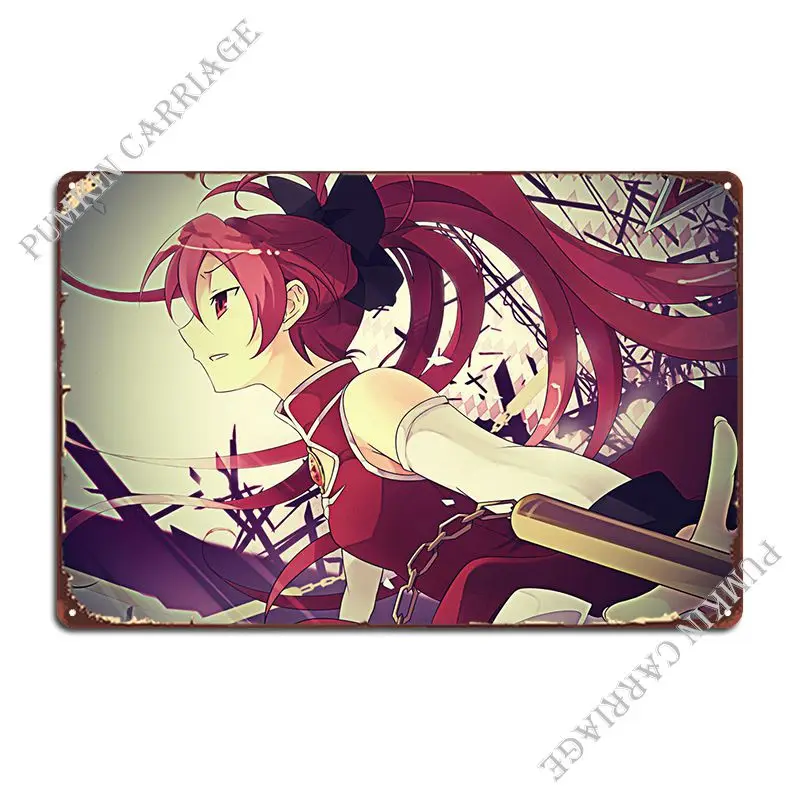 

Mahou Shoujo Madoka Magica, Металлическая лампа для гостиной, клубный дизайн, оловянный знак, плакат
