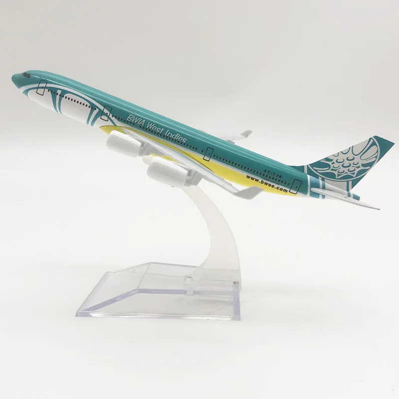 Модель самолета Air BWIA WEST Indies Airways A340 16 см