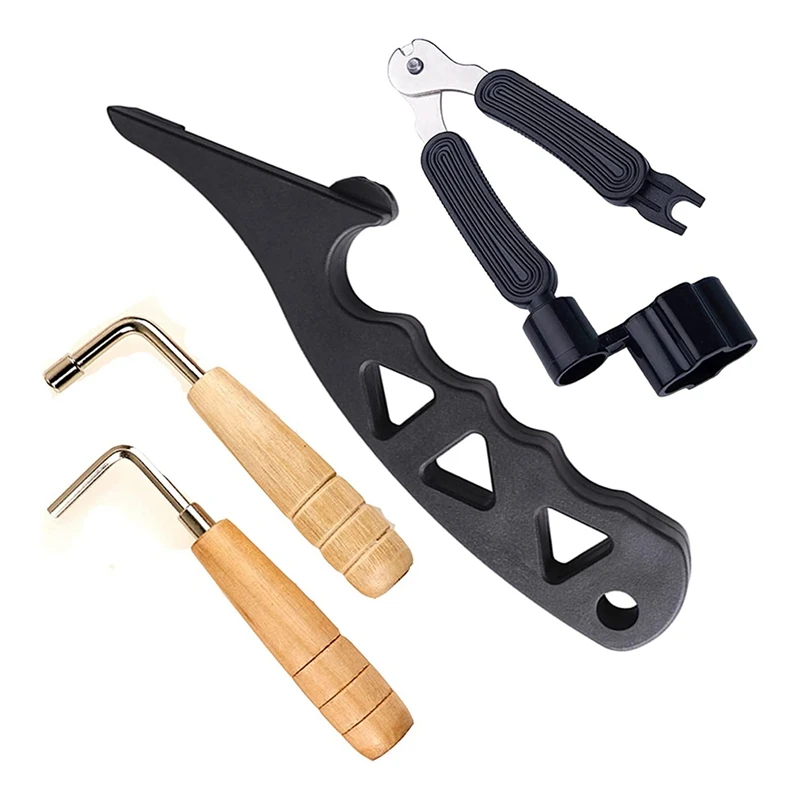 

1Set Guitar String Stretcher Multifunctional Guitar String Winder Guitar Adjustment Tool Set
