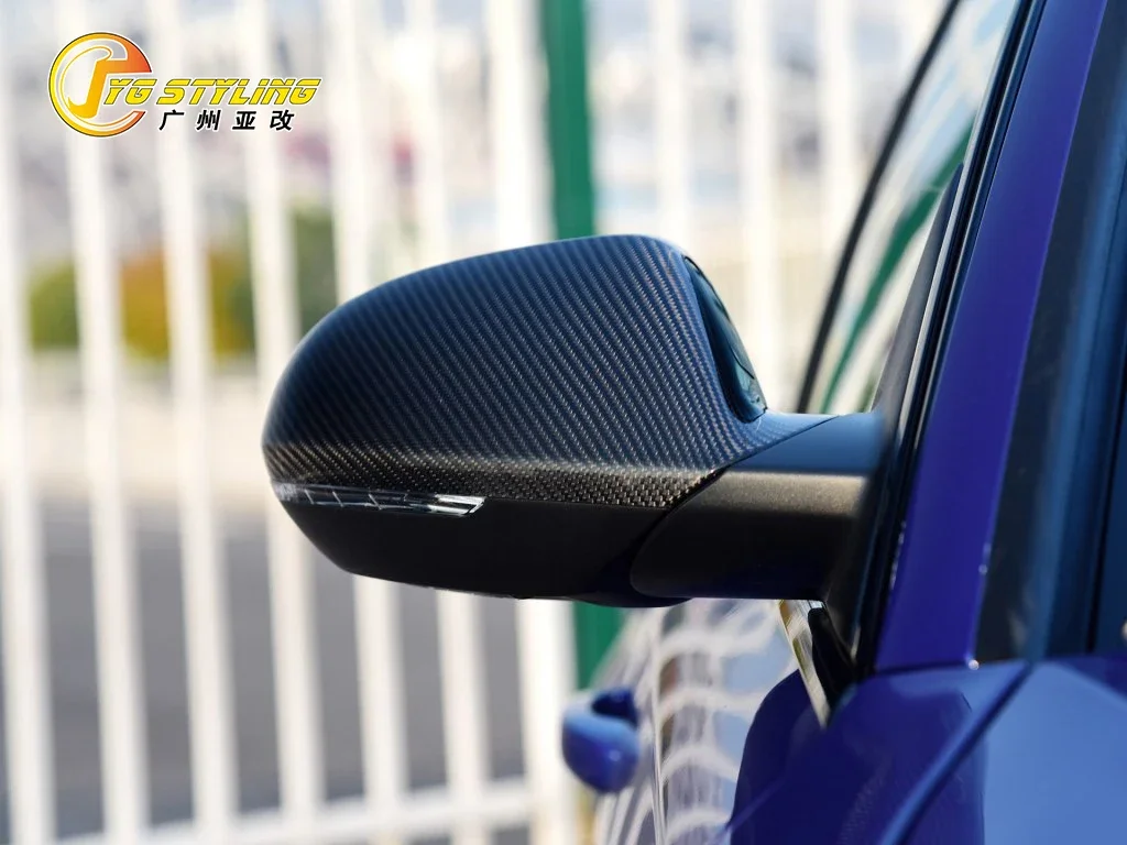 Крышки зеркал из углеродного волокна с боковой системой замены для Audi C7 A6 S6 RS6