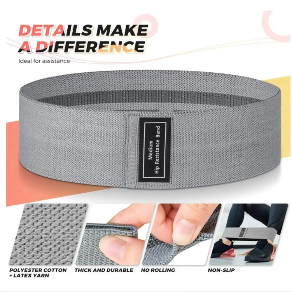 

Ring Shape Resistance Band Good Resilience High Strength Reusable Flexible High Elastic Booty Bands Fitness Equipment