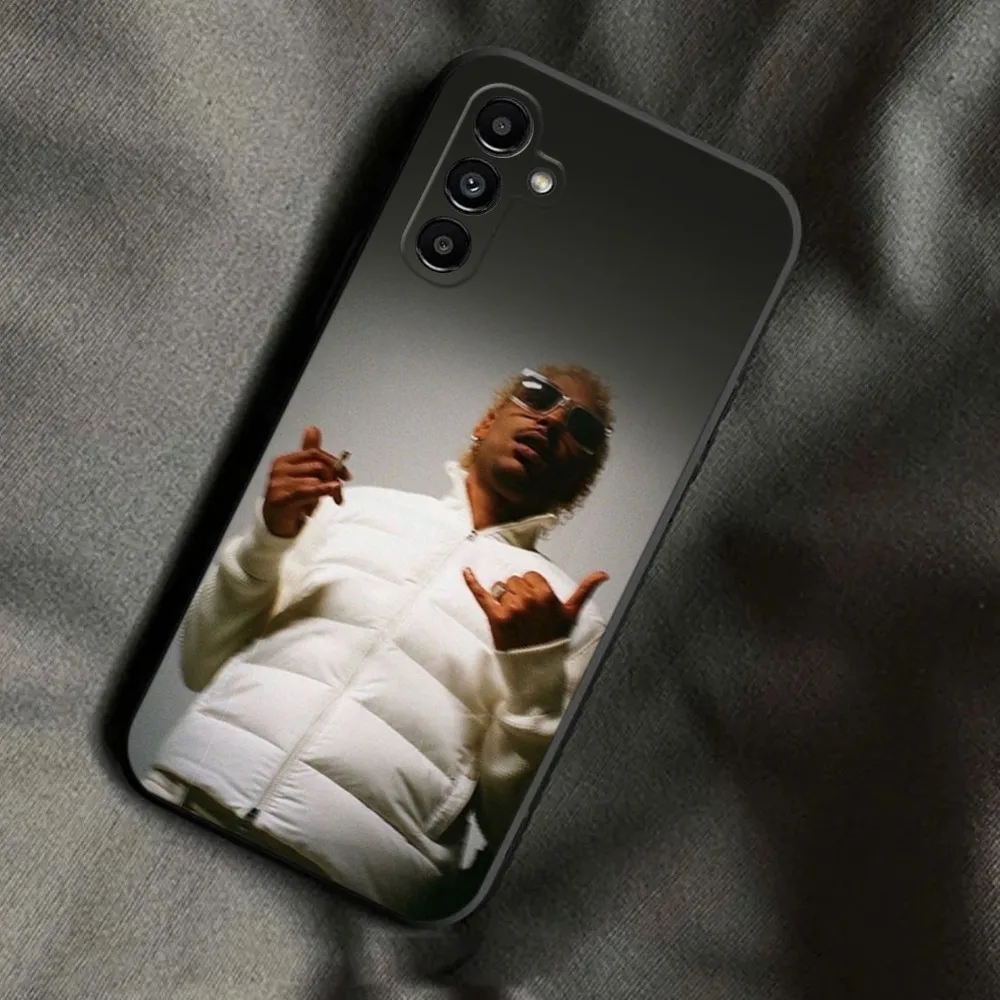 Чехол для телефона Rapper L-Laylow Samsung Galaxy A13 A21s A22 A31 A32 A52 A53 A71 A80 A91 Мягкий черный чехол