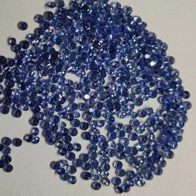 Заводская цена 32 # светильник-голубой корундовый камень 0 8-3 мм 5A круглый