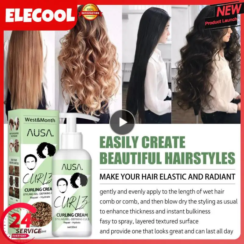 

Restore Elasticity Control Hairstyle Hair Care Styling Cream Hair Elastin Perfect Curly Hair Quick-acting Prevent Frizz