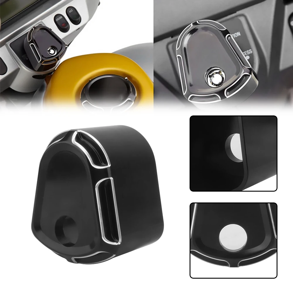 

Крышка замка мотоциклетного выключателя, Крышка зажигания для Harley Touring Road Glide Street Glide FLTR FLHX 96-13