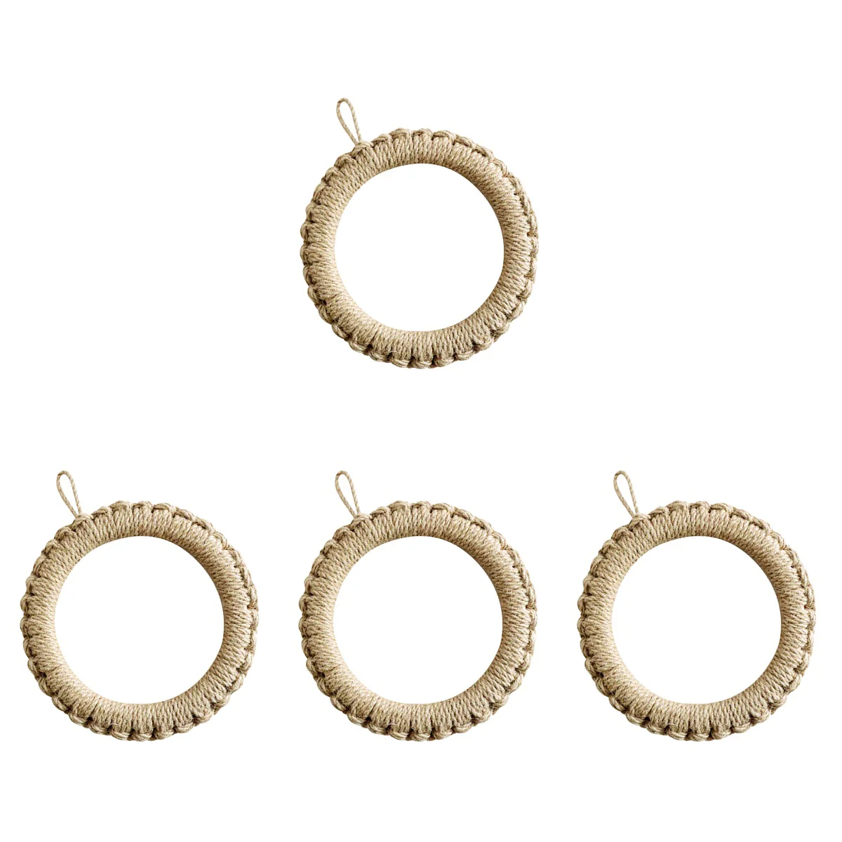 

4pcs Household Dish Pad Wear-resistant Hot Dish Mat Multi-function Wok Heat Pad Wok Supply