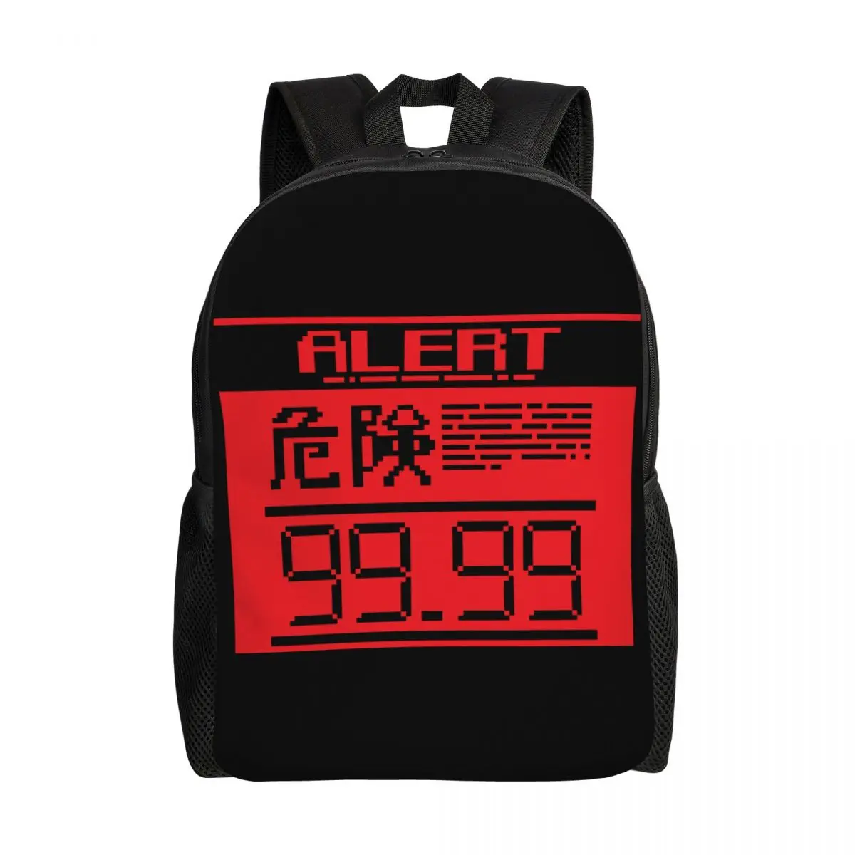 

Metal Gear Solid Alert Mode English Backpack for Boys Girls Video Game College School Travel Bags Bookbag Fits 15 Inch Laptop