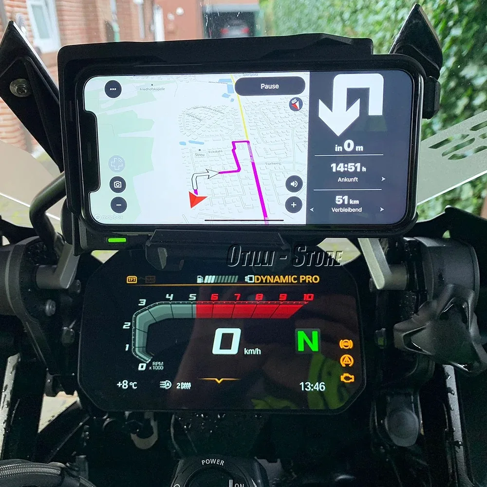 Подставка для телефона и навигатора BMW All S1000RR S1000XR F900XR F900R C400X C400GT R1250RT R1250RS