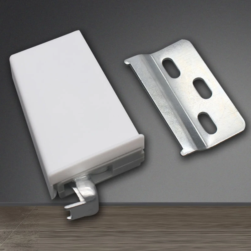 

4 Pack Robusts Furniture Cabinet SuspensionFittings Plastic Cabinet Hanging Brackets Enhances Stability & Functionality