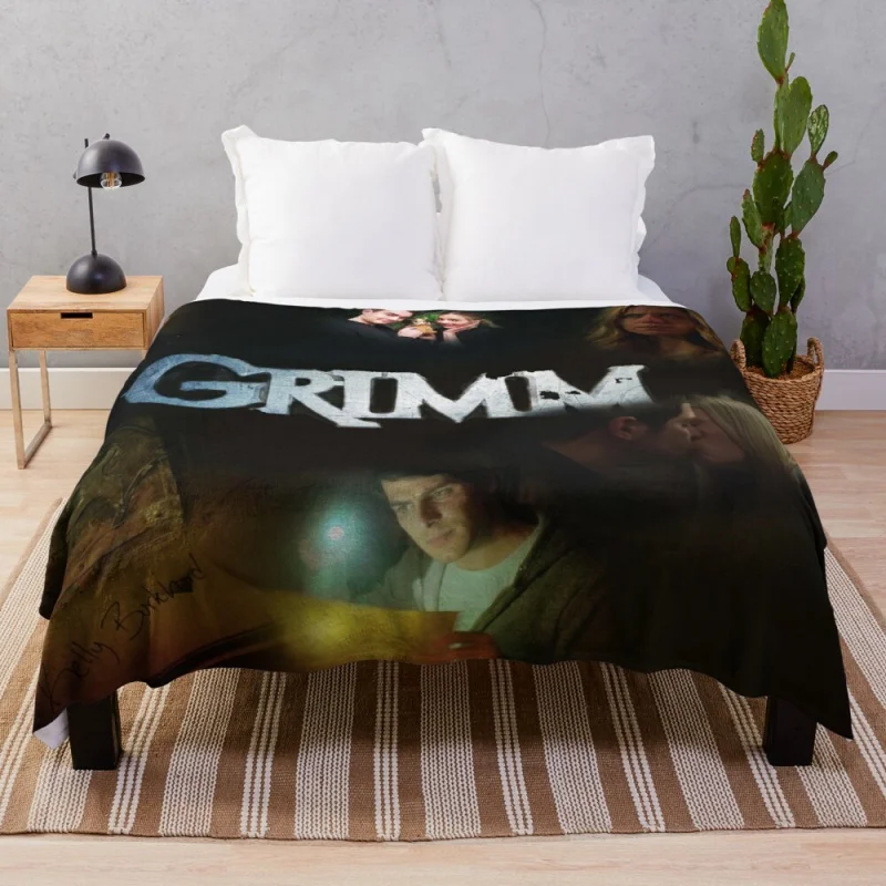

Плед Grimm- Nick and Adalind для декоративного дивана, двустороннее одеяло