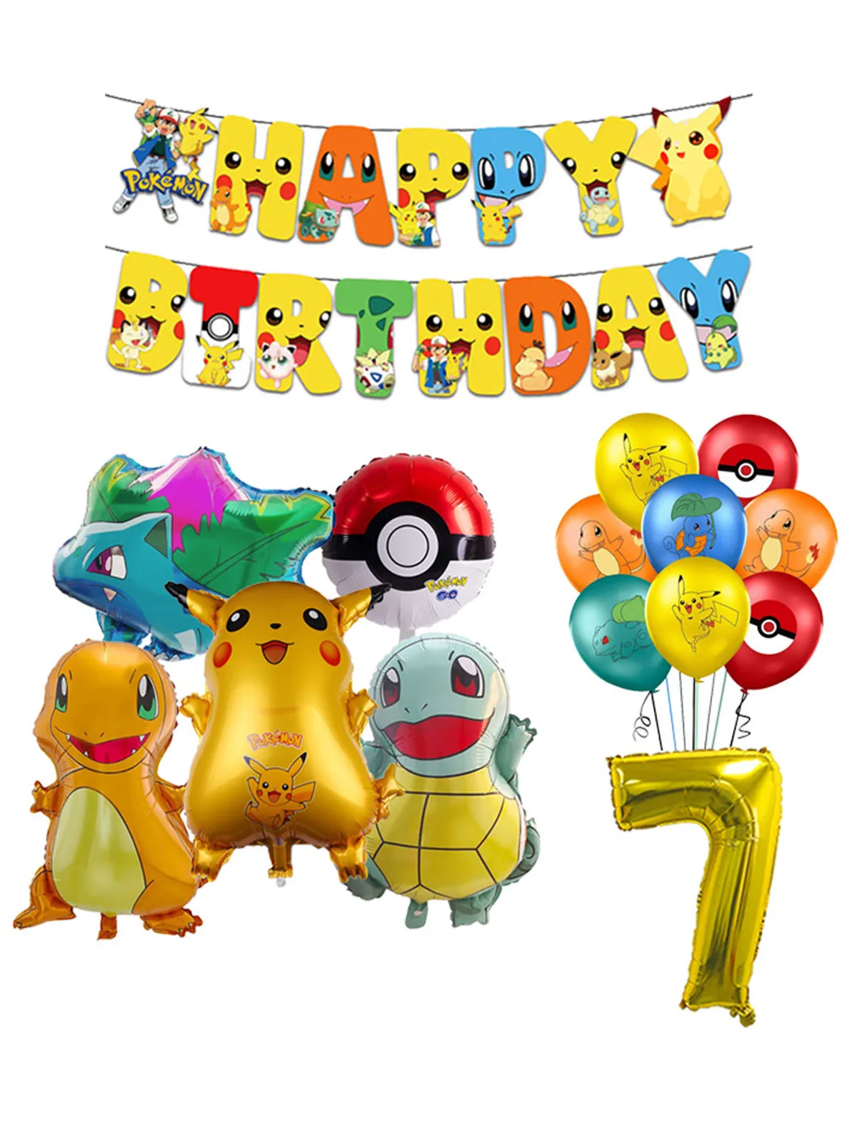 Ballons Pokémon Pikachu en Aluminium à Hélium, Fournitures de  ixPréChristophe, Décorations d'Anniversaire, Cadeaux pour Garçon -  AliExpress