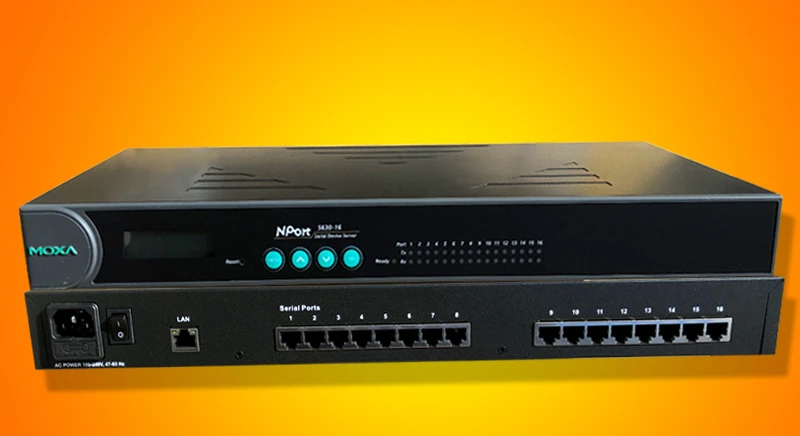 Mosha MOXA N порт 5610-16 16-портовый последовательный сервер RS232 для связи