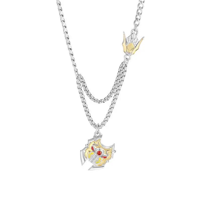 Ожерелье с подвеской в виде армированного героя для женщин ожерелье защитной