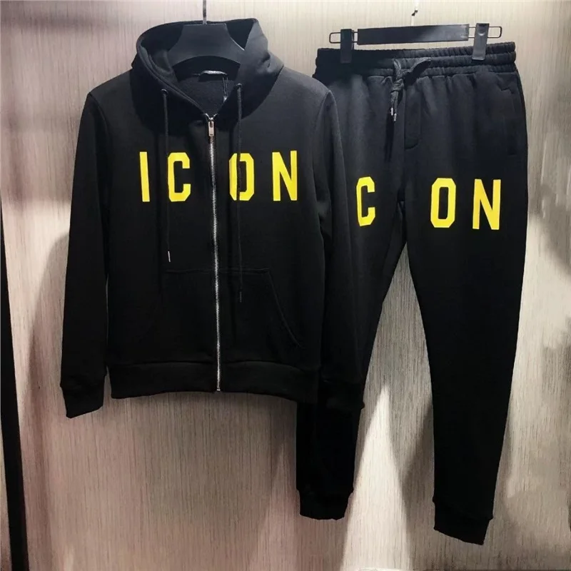 

2021 Spring Winter Trendy Men Hooded Sweatshirt Jacket Zipper Tracksuit Male Cotton Streetswear Hoodies Coat Men Clothing Tops