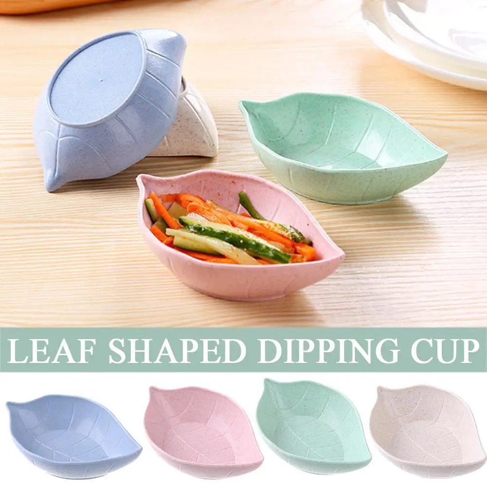 

1pcs Wheat Straw Seasoning Dish Hot Pot Dipping Bowl Sauce Appetizer Small Soy Sushi Tray Food Cup Container Vinegar Saucer I2T5