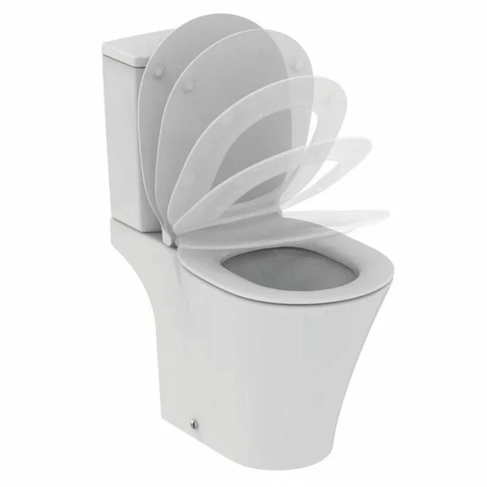 Напольный пристенный унитаз для монтажа с бачком Ideal Standard CONNECT AIR AquaBlade E009701