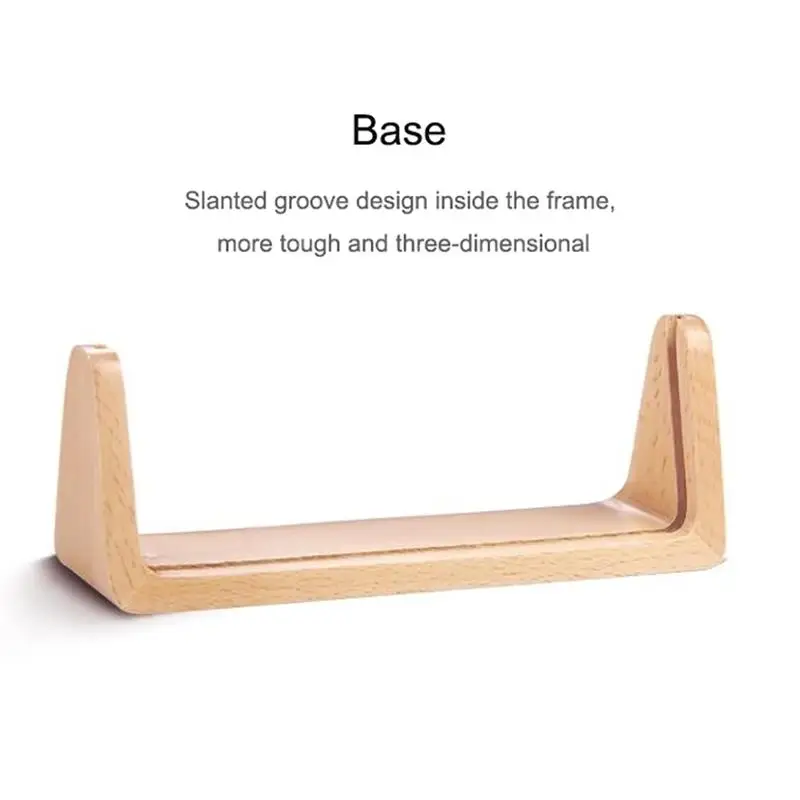 Набор декоративных фоторамок из ореха/бука акриловая U-образная прозрачная рамка