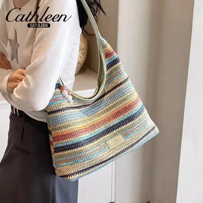 Женская вместительная сумка-тоут универсальная дорожная сумка через плечо