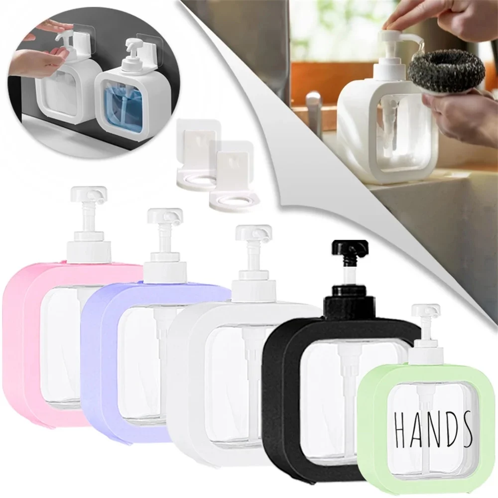 

500ml Pressurized Lotion Bottle Home Liquid Soap Dispenser Shampoo Hand Sanitizer Bathroom Shower Gel Sub-bottling Wholesale
