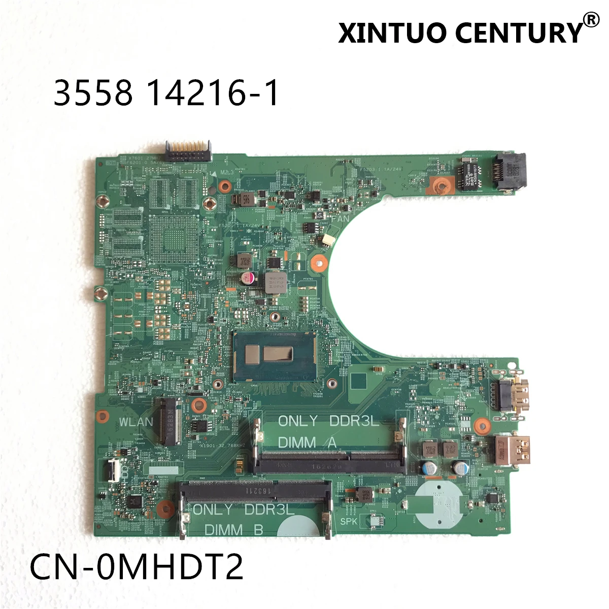 

Фонарь 0 MHDT2 MHDT2 14216-1 для DELL INSPIRON 15 3558 материнская плата с SR23Y фонарь DDR3L 100% протестирована