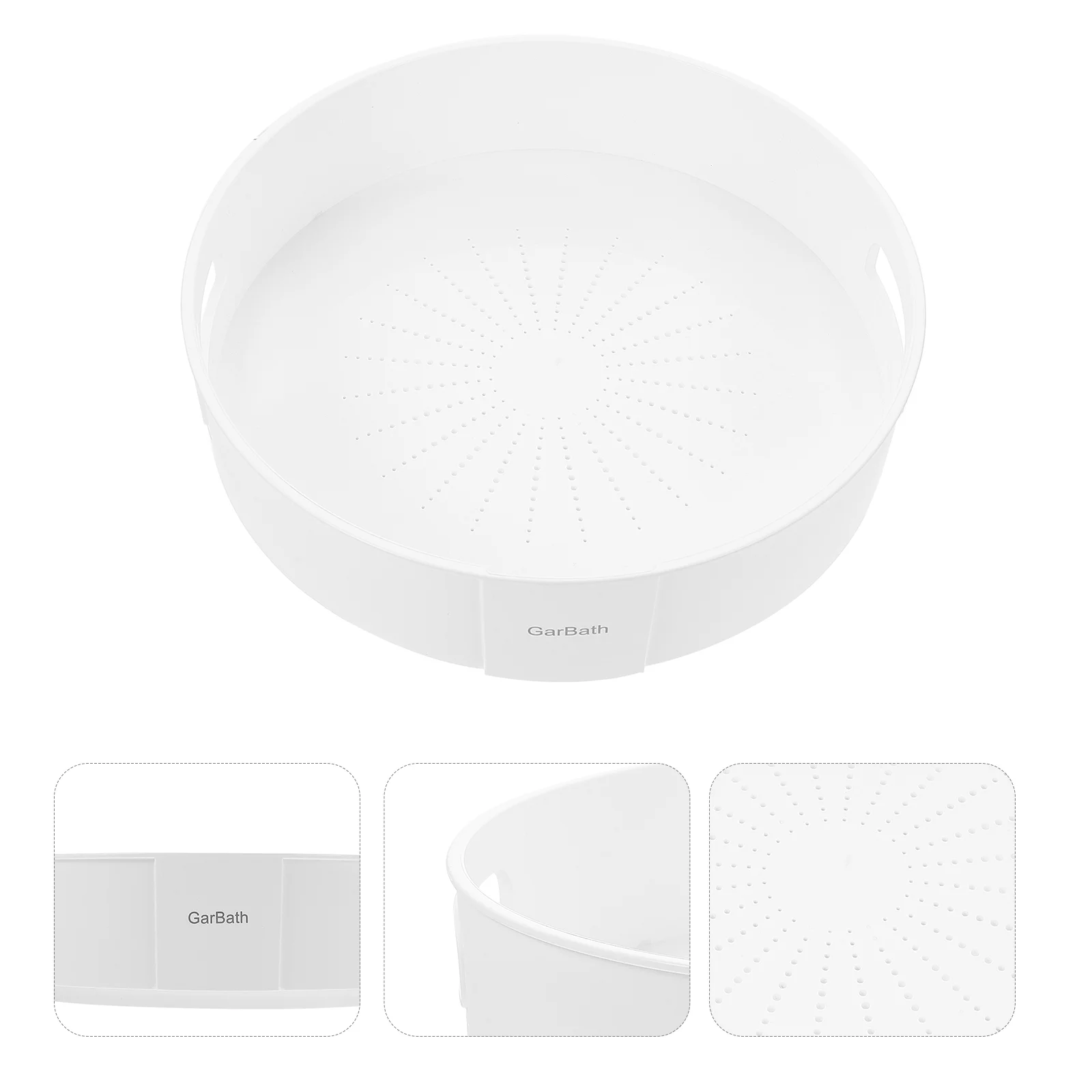 

Organizer Tray Makeup Rotating Turntable Storage Cabinet Kitchen Display Seasoning Holder Perfume Rack Vanity Jewelry Round