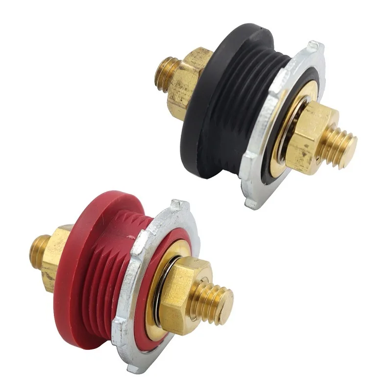 

for Car Camping RV Truck Boat 3/8" Stud Premium Remote Battery Power Junction Post Connectors Brass Replacement Terminal Kit