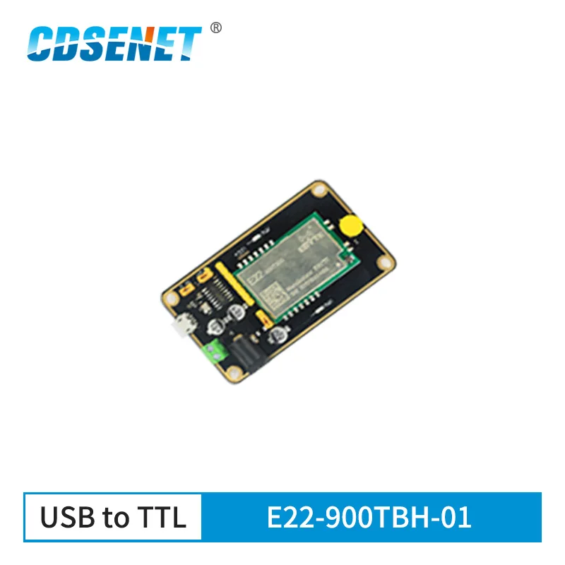 CDSENET SX1262 868/915MHz Wireless Rf Module UART Test Board Kit E22-900TBH-01 LoRa Module 10km Long Range Transceiver