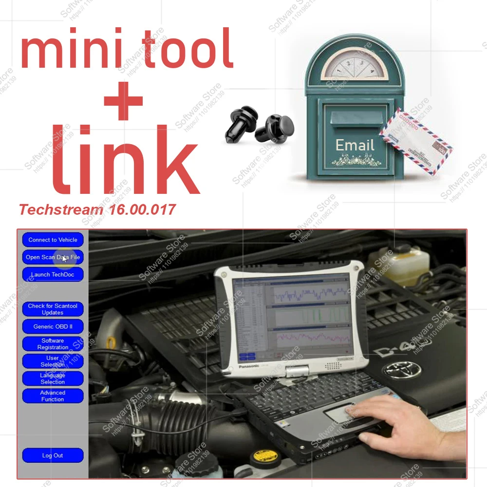 

Techstream V16.00.017 MINI VCI Автомобильное диагностическое программное обеспечение V16.20.023 Неограниченное использование 32G USB Reprogrammed для Toyota/Lexus/Scion ECMs