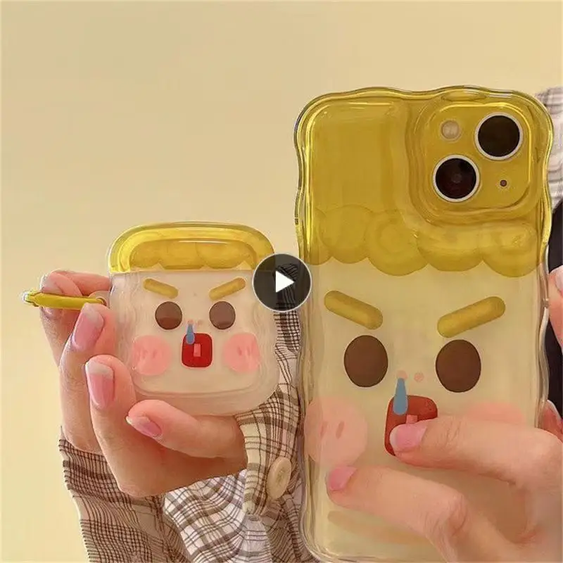 

Tpu Durable Earphone Protective Cover Anti Fall For Airpods Series Headphone Cases Stable Very Practical Earphone Accessories