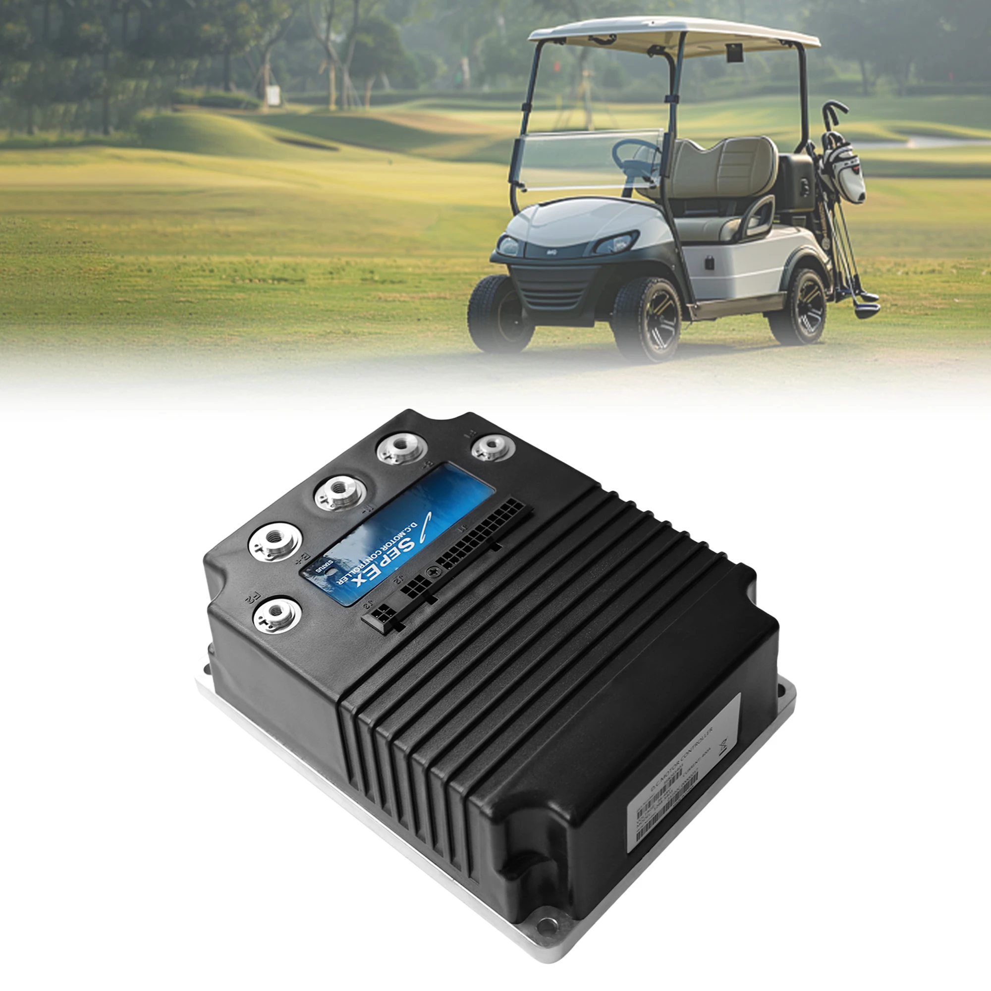 Фото Контроллер скорости двигателя Sepex 48 В 400 А 1268-5403 для автомобиля Curtis Club EZGO Golf Cart 1999-UP №1