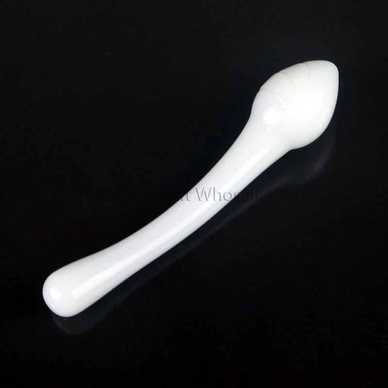 Плюс длинный прозрачный стеклянный пенис ручное оформление точка G змея женская