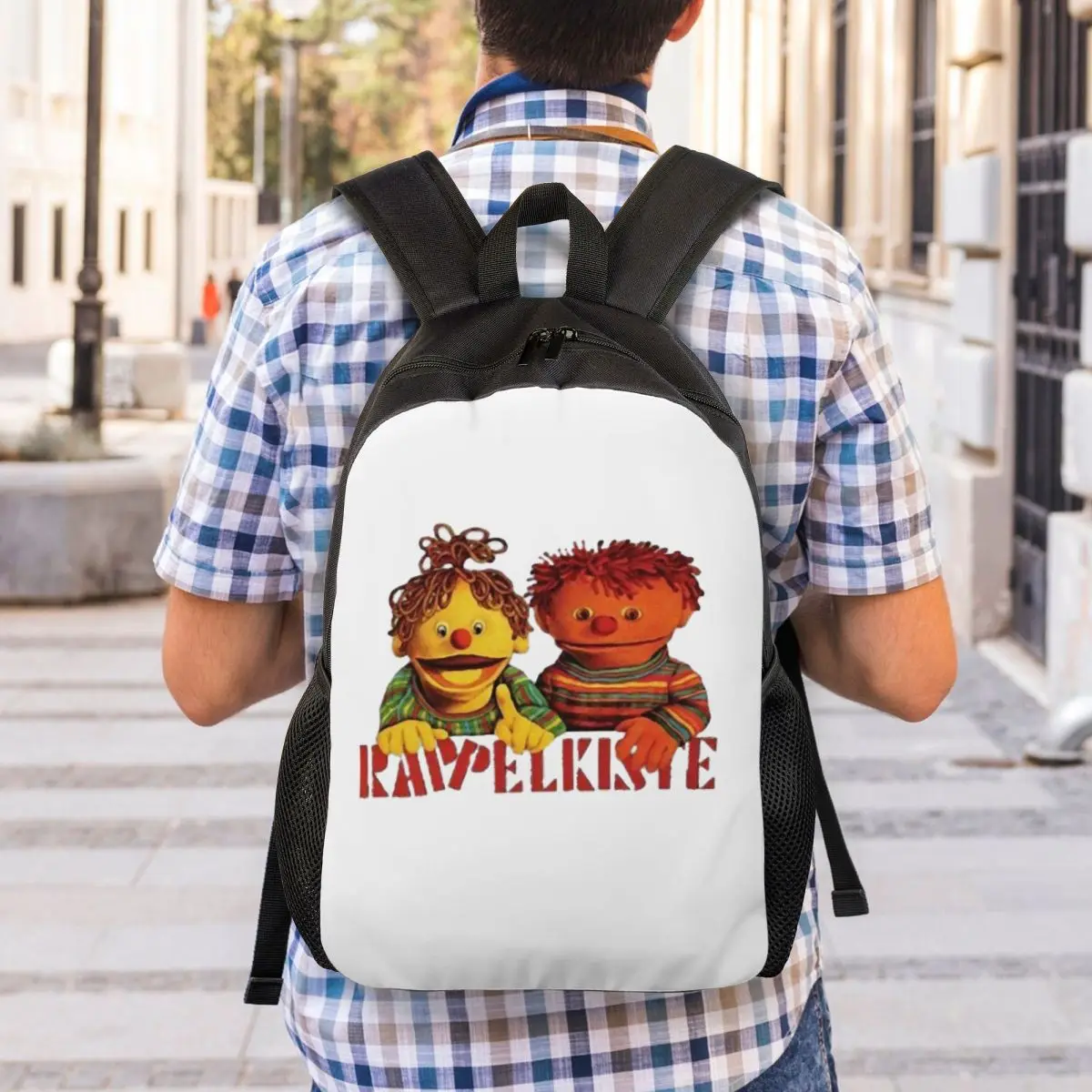 Фото Рюкзак Ratz Und Rube Rappelkiste для студентов, школьный рюкзак, походный рюкзак для путешествий, модная сумка для книг, сумка через плечо для мужчин и женщин №3
