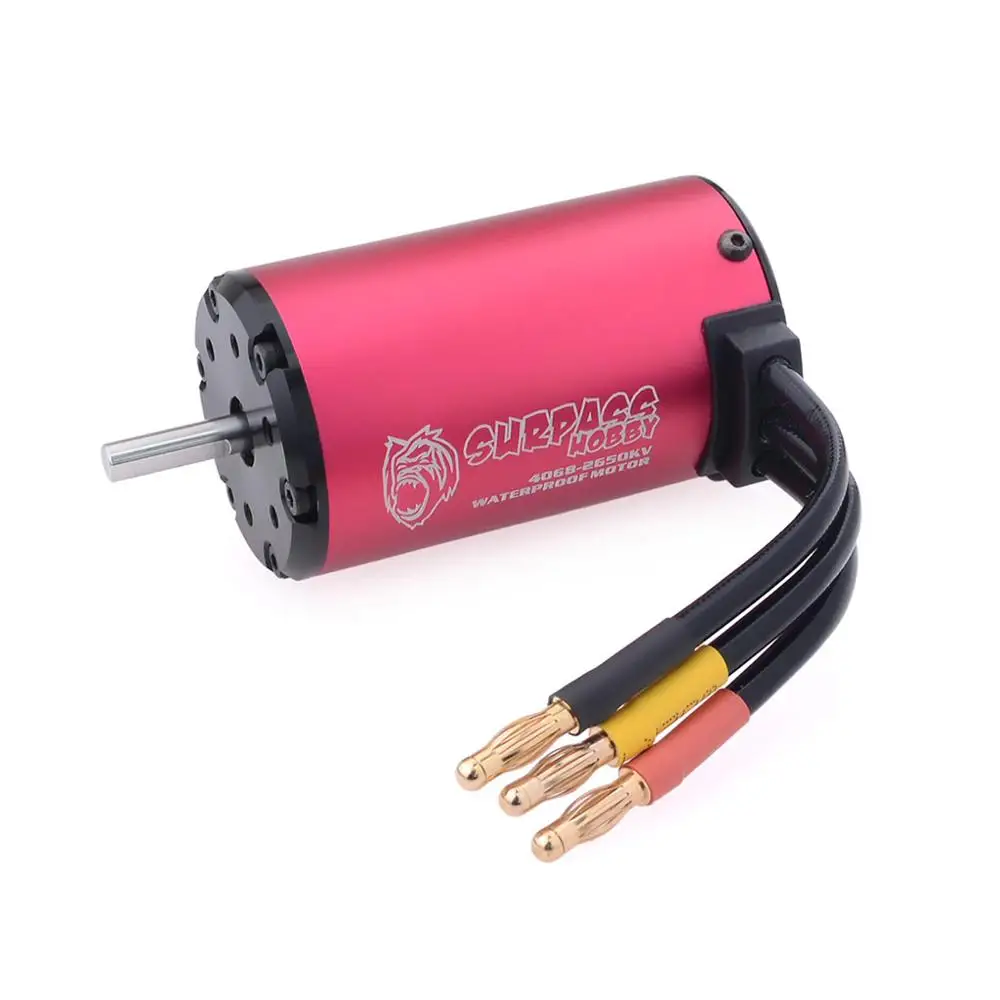 

4068 1400KV 1700KV 1900KV 2050KV 2650KV Waterproof Brushless Motor For RC 1/8 Drift Racing Off-road Climbing Car Truck
