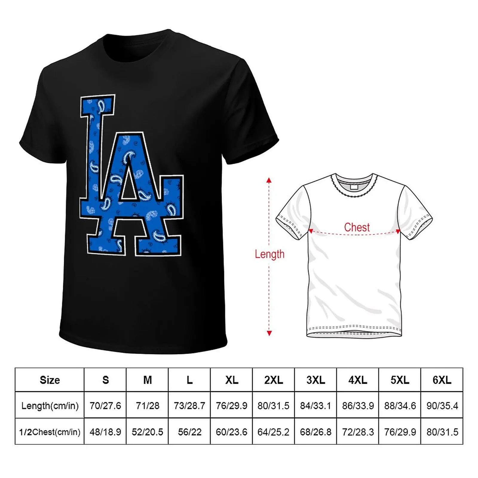 T-shirts LAD Bandana Crips Graphic   Activity Competition Eur Size  top Quality images - 6