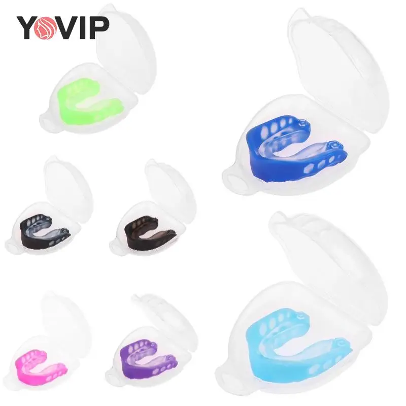 

Soft Silicone Mouth Guard Professional Mouthpiece Protect Braces For Football Boxing MMA All Contact Sport Mouthguard