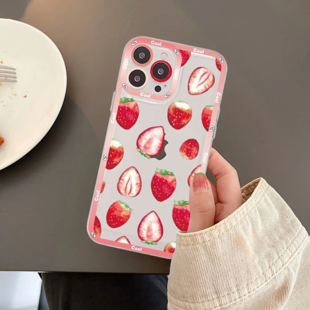 Cute Fruits Phone Case For Redmi 7 8 9 A Note 5 10 11 Pro Max 4G 5G Funfas