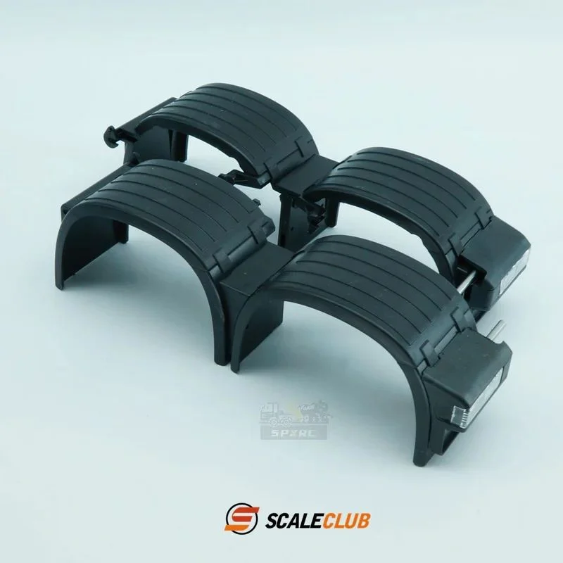 

Scaleclub 1/14 Trailer Dual Axle Rear Fender Tail Light For Tamiya Lesu Scania Man Actros Volvo Car Parts Rc Truck