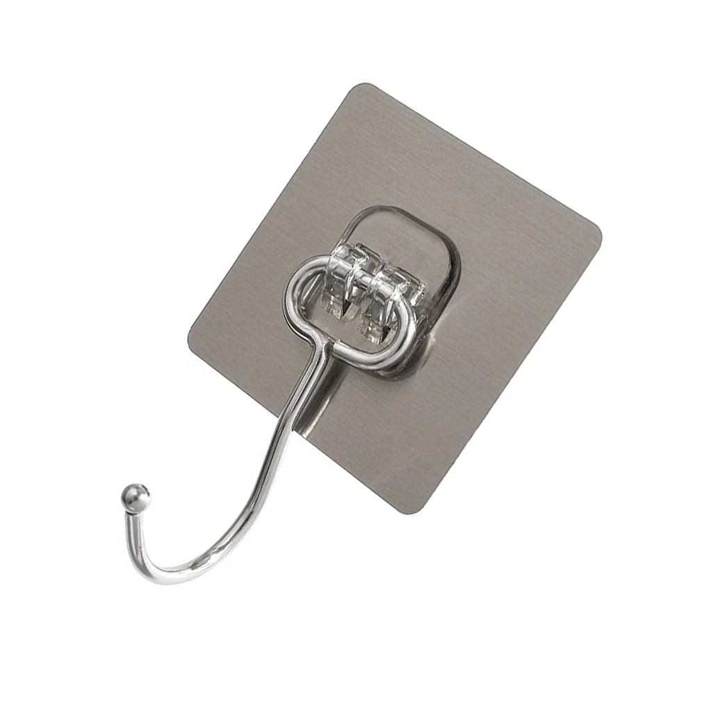 

Крючок-вешалка для хранения, самоклеящийся крючок, регулируемый настенный крючок, Не оставляющий отверстий, Не оставляющий следов, с сильны...