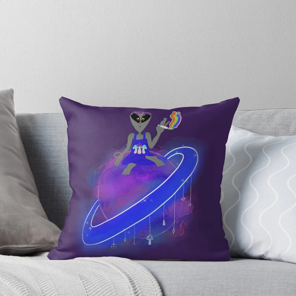 Декоративная подушка в стиле хиппи для гостиной