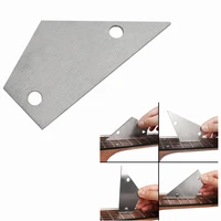 stainless steel fret rocker level tool triangle ruler steel maker guitar luthier tools for guitar bass part accessories