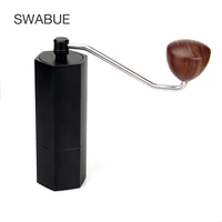 swabue coffee beans grinder protable manual tools with stainless steel conical burr core household miller coffee maker machine